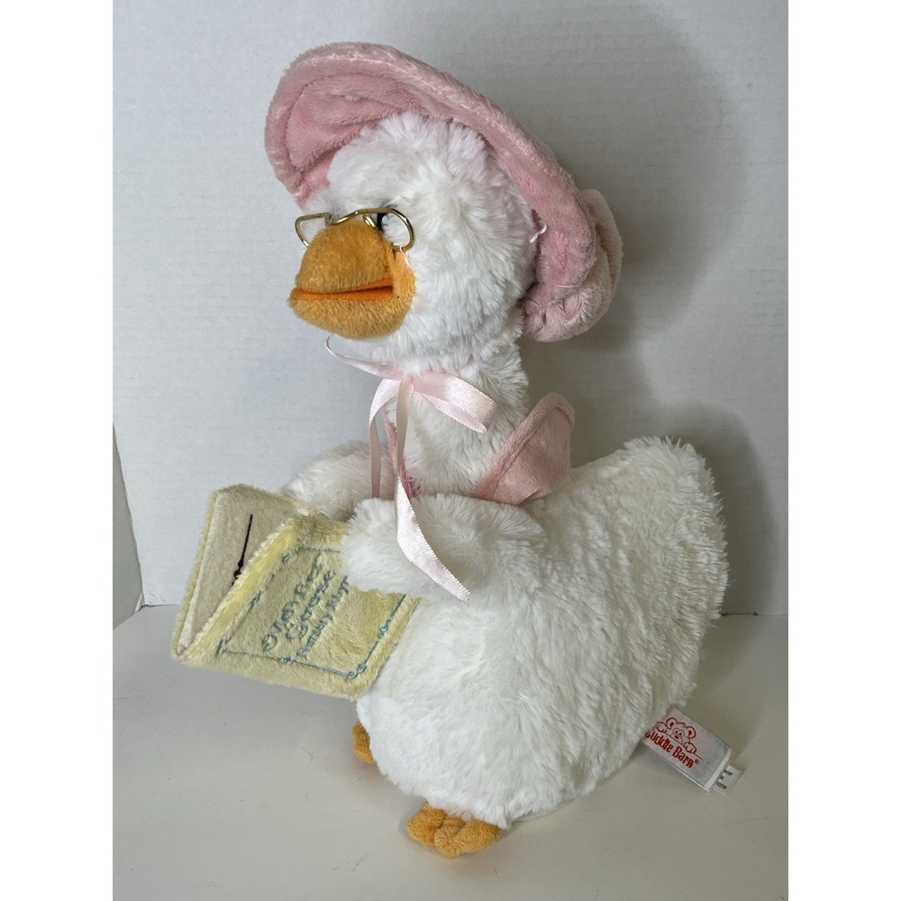 Cuddle Barn Mother Goose NEW Animated Singing Plush Toy 14 inch Pink